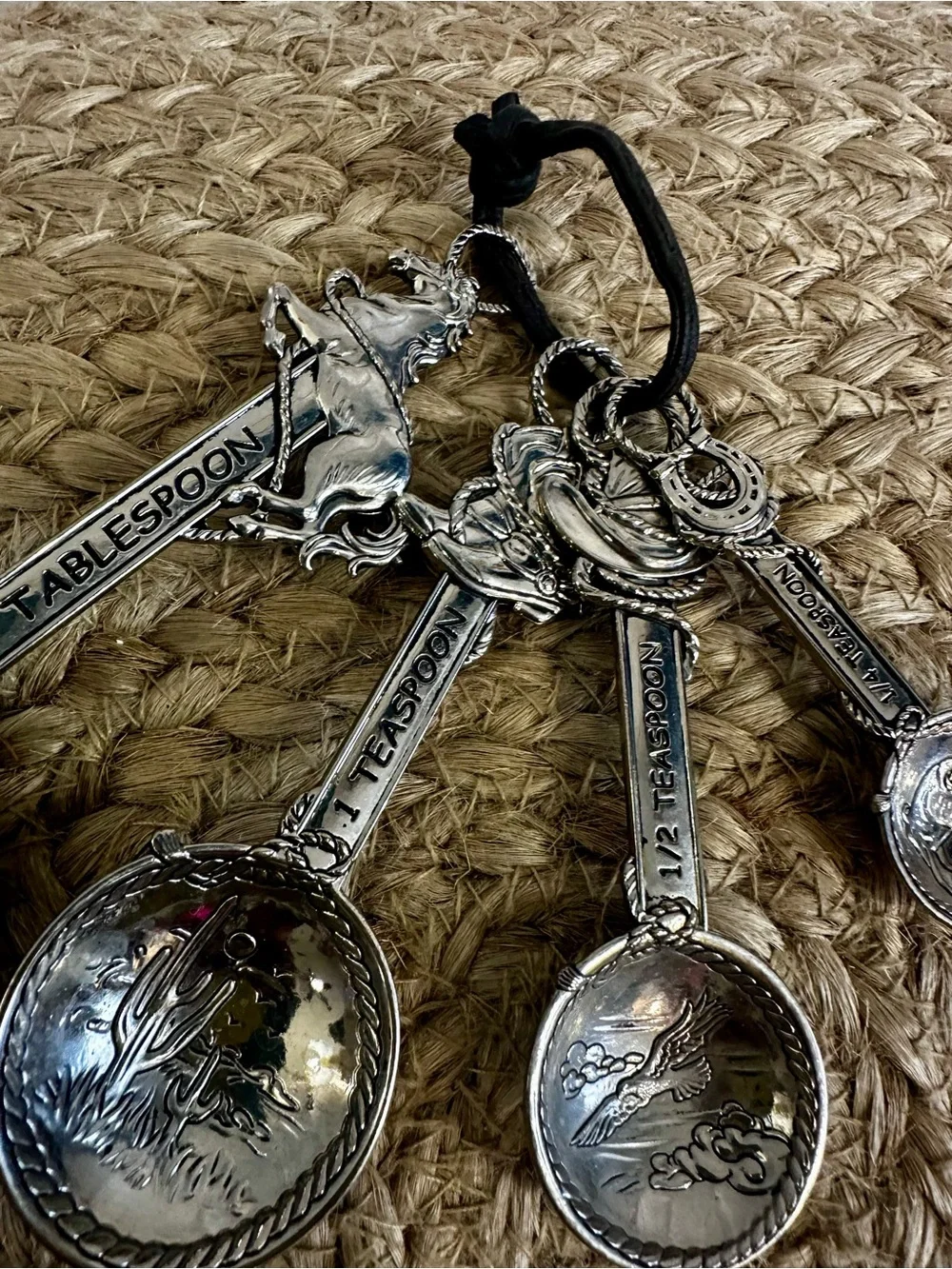 Western Cowboy Horses Decorative Measuring Spoons